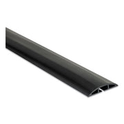 Floor Sleeve Cable Management, 2.5" x 0.5" Channel, 72" Long, Black