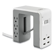 Essential SurgeArrest Surge Protector, Bridge Design, 6 AC Outlets/4 USB Ports, 6 ft Cord, 1,080 J, White