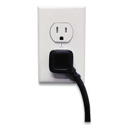 Surge Protector, 6 AC Outlets, 4 ft Cord, 600 J, Black