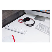 Home Office SurgeArrest Power Surge Protector, 8 AC Outlets/2 USB Ports, 6 ft Cord, 2,160 J, White