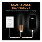 Rechargeable 3,350 mAh Powerbank, 1 Day Portable Charger