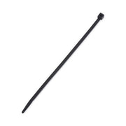 Nylon Cable Ties, 8 x 0.19, 50 lb, Black, 1,000/Pack