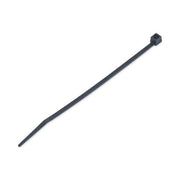 Nylon Cable Ties, 4 x 0.06, 18 lb, Black, 1,000/Pack