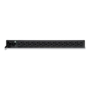 Single-Phase Basic PDU, 13 Outlets, 15 ft Cord, Black