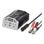 PowerVerter Ultra-Compact Car Inverter, 400 W, Two AC Outlets/Two USB Ports, 3.1 A