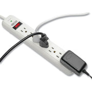 Protect It! Surge Protector, 7 AC Outlets, 6 ft Cord, 1,080 J, Light Gray