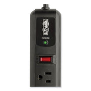 Protect It! Surge Protector, 7 AC Outlets, 4 ft Cord, 1,080 J, Black