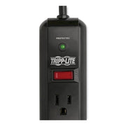 Protect It! Surge Protector, 7 AC Outlets, 12 ft Cord, 1,080 J, Black