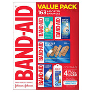 Band-Aid Brand Adhesive Bandages Variety Pack (163 ct.)