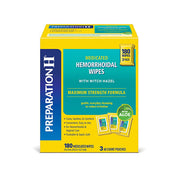 Preparation H Maximum Strength Medicated Hemorrhoidal Wipes, Flushable 180 ct.