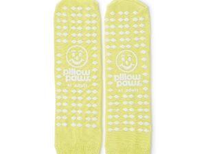 Pillow Paws? Risk Alert? Terries? Slipper Socks, Extra Large, Pale Yellow - Image 2
