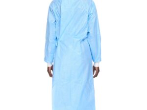 Halyard Basics Nonreinforced Surgical Gown with Towel, Large, Blue - Image 2