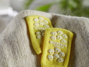 McKesson Terries? Single Tread Slipper Socks, Toddler, Pale Yellow - Image 5