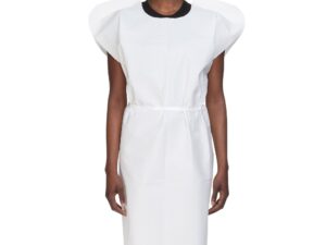 McKesson Patient Exam Gown, One Size Fits Most, White - Image 1