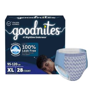 GoodNites? Night Time Underwear, Extra Large for Boys weighing 95 ? 140 lbs. - Image 1