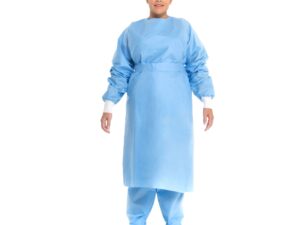 Halyard Protective Procedure Gown with Knit Cuffs - Image 1