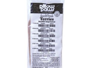 Pillow Paws? Ankle High Double Imprint Terries? Slipper Socks, Extra Large, Light Brown - Image 2