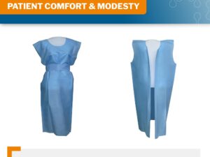 McKesson SMS Fluid Resistant Exam Gown, One Size Fits Most - Image 4