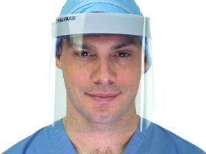 Halyard Face Shield, 3/4 Length - Image 2