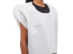 McKesson Exam Cape, White, One Size Fits Most - Image 1