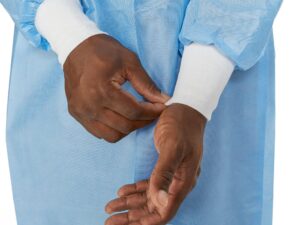 McKesson Nonrated Isolation Gowns, Blue, Extra Large - Image 5