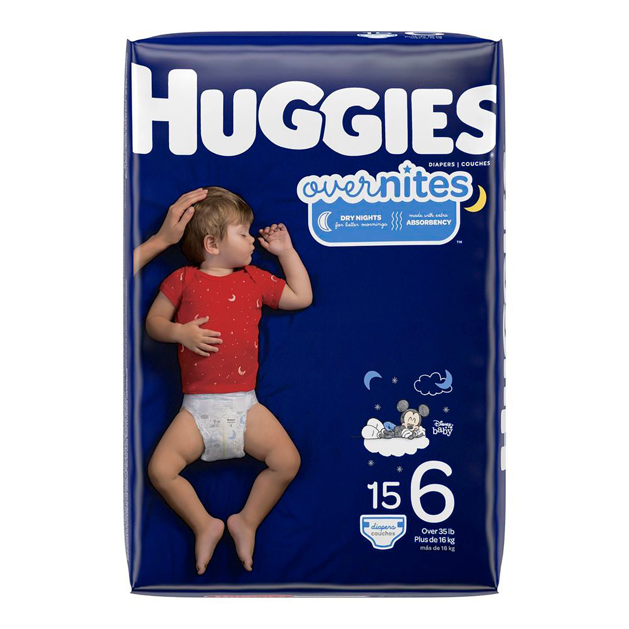Huggies? OverNites Diaper, Size 6