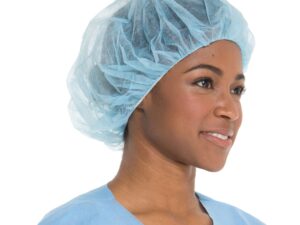 Halyard Bouffant Cap, X-Large, Blue - Image 1