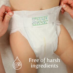 Earth & Eden Sensitive Baby Diapers, Size 6 for Babies Weighing 35 lbs. or More - Image 3