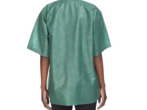 Graham Medical Short Sleeve Scrub Shirt, Green, Large - Image 2