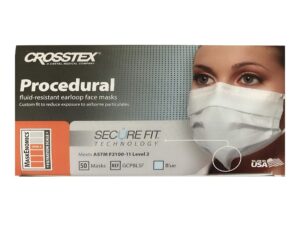 Crosstex? Procedural Mask with Secure Fit?, Blue - Image 1