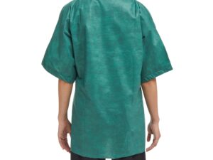 Graham Medical Short Sleeve Scrub Shirt, Green, Medium - Image 2