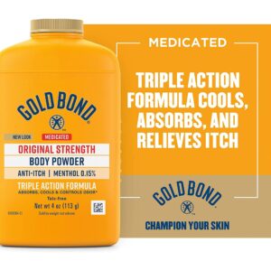 Gold Bond? Original Strength Medicated Body Powder, 4-ounce Shaker Bottle - Image 8