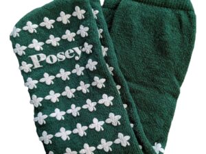 Posey? Fall Management Slipper Socks, Green, One Size Fits Most - Image 1