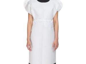 McKesson Patient Exam Gown, One Size Fits Most, White - Image 1
