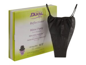 Dukal Reflections? Disposable Bikini Panty, Black - Image 1