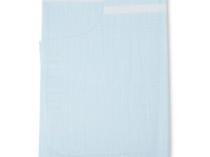 Graham Medical Patient Exam Gown, Medium/Large, Blue - Image 3