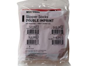 McKesson Slipper Socks, Double Tread, Extra Large, Red - Image 6