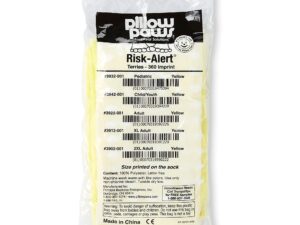 Pillow Paws? Risk Alert? Terries? Slipper Socks, Extra Large, Pale Yellow - Image 1