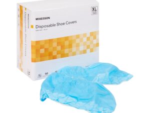 McKesson Shoe Covers, Nonskid Sole, Blue, X-Large - Image 1