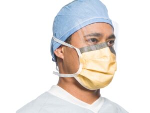 FluidShield? Surgical Mask with Eye Shield - Image 3