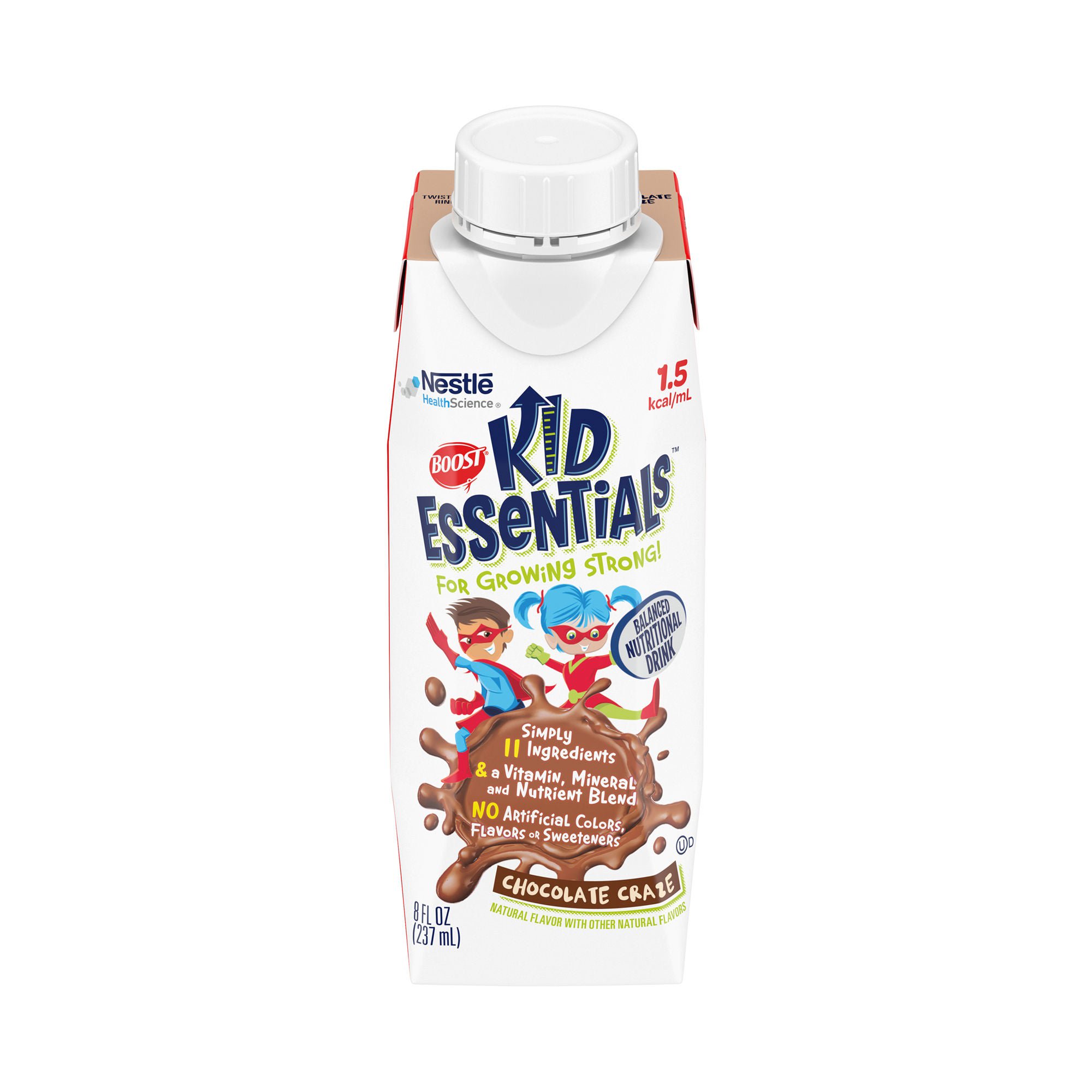 Boost? Kid Essentials? 1.5 Balanced Nutritional Drink, Chocolate, 8-ounce Carton