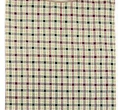 Beck's Classic Quilted Adult Bib, Autumn Beige Plaid, 18 x 34 Inch - Image 1