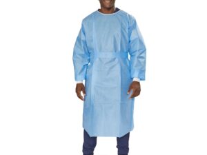 McKesson Nonrated Isolation Gowns, Blue, Extra Large - Image 1