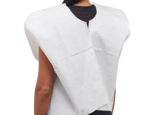 McKesson Exam Cape, White, One Size Fits Most - Image 2