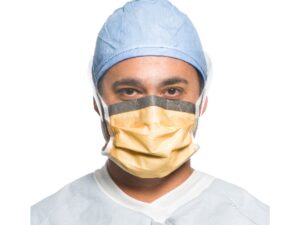 FluidShield? Surgical Mask with Eye Shield - Image 2