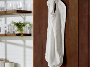 Beck's Classic Terry Adult Bib, White - Image 3