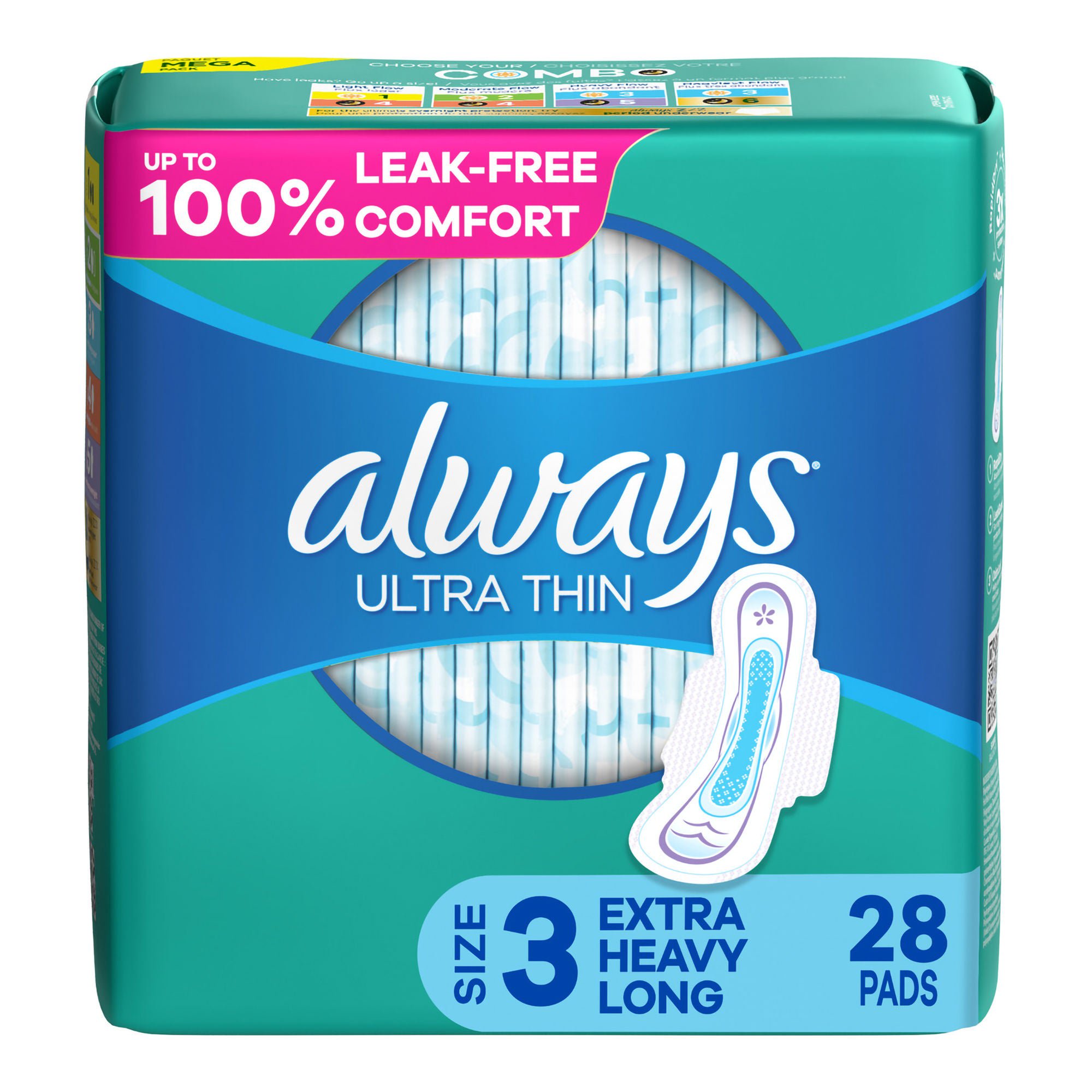 Always? Ultra Thin Extra Long Super Pads, Size 3
