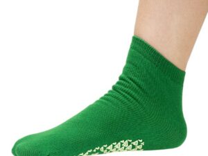 dynarex? Single Tread Slipper Socks, Medium, Green - Image 3