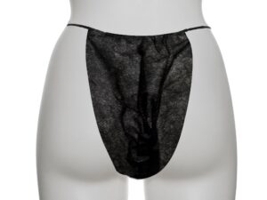 Dukal Reflections? Disposable Bikini Panty, Black - Image 3