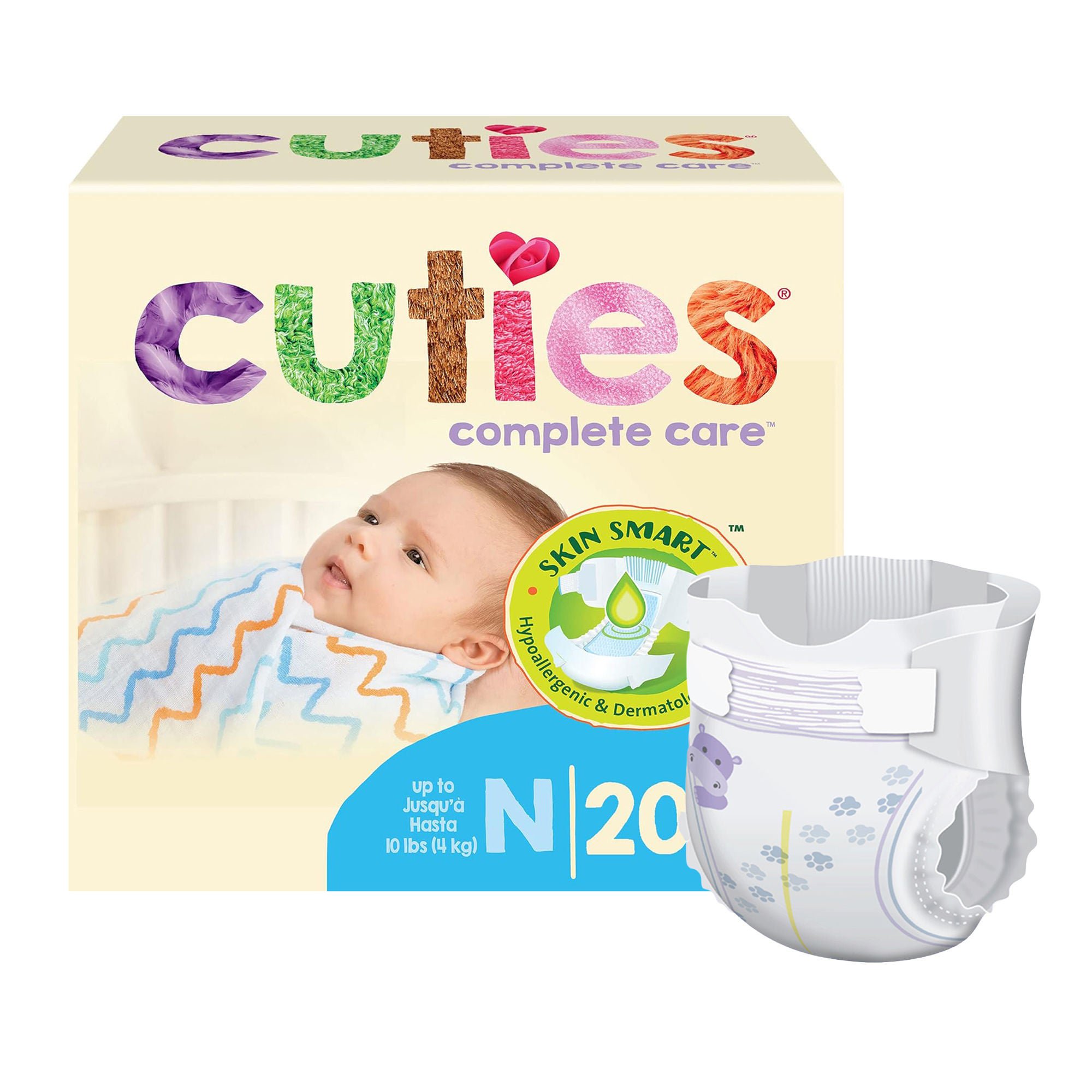 Cuties? Complete Care Diapers, Newborn